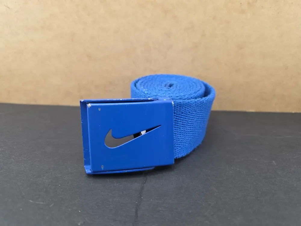 Nike Golf blue web belt